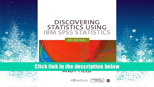 discovering statistics using ibm spss statistics 4th edition pdf